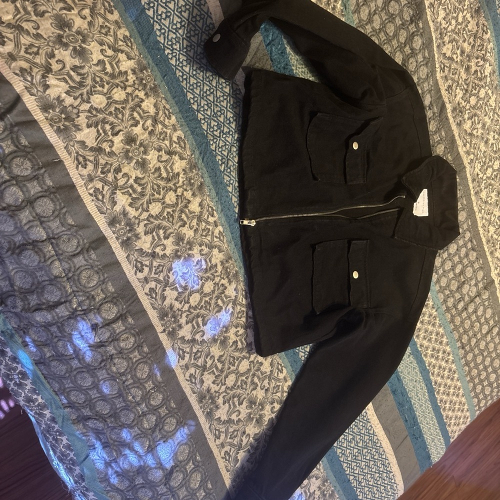 Black Zip-Up Jacket